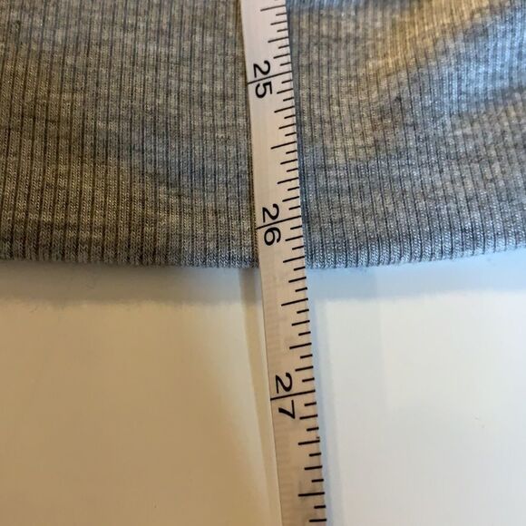 Red Haute Grey Sweater Cut Out Neck Long Sleeves Sweatshirt Type Material - Picture 10 of 10